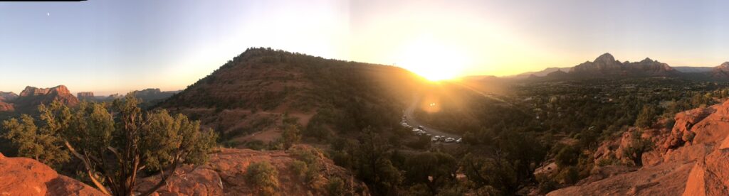 Sedona Panorama on highway 89